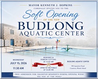 Budlong Pool Grand Re-Opening - July 15, 2026